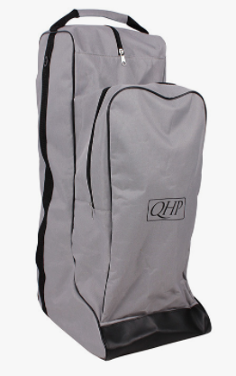 qhp combi boots - helmet bag grey/black