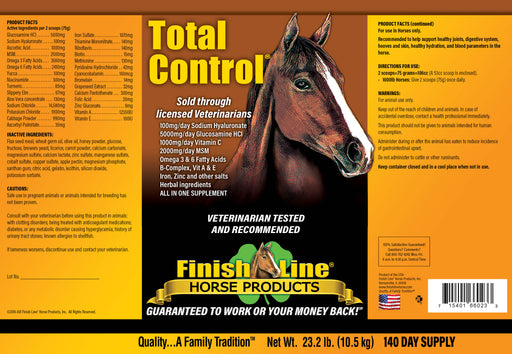 finish line total control all in one horse supplement 140 days
