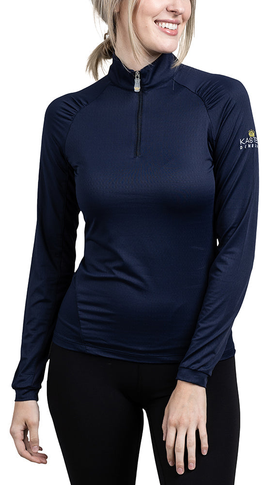 kastel shirred shoulder raglan shirt