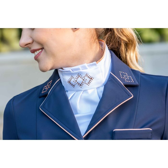 HKM STOCK TIE - ABBY ROSE-GOLD — Equis-Mart Tack