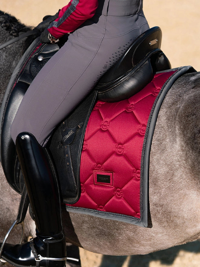 equestrian stockholm wild rose dressage pad