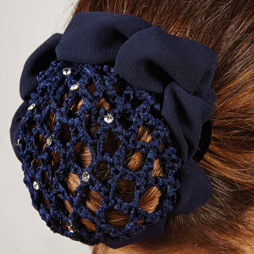 whinny widgets hairnet with crystals navy