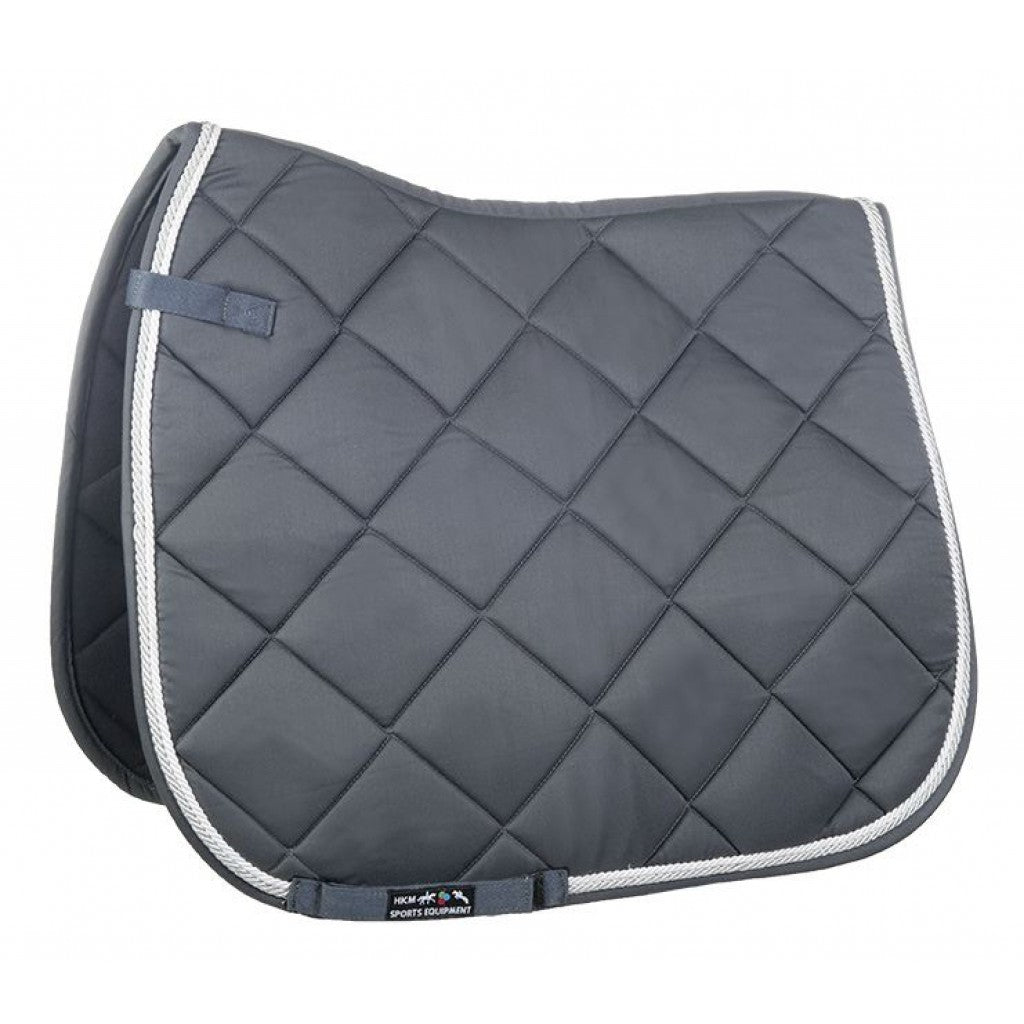 hkm pony saddle pad quilted with functional lining