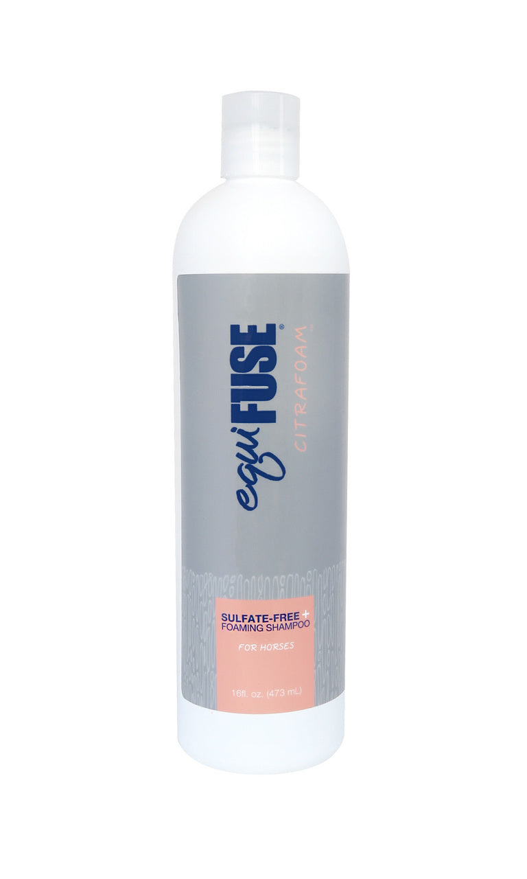 equifuse citrifoam sulfate free + foaming horse shampoo