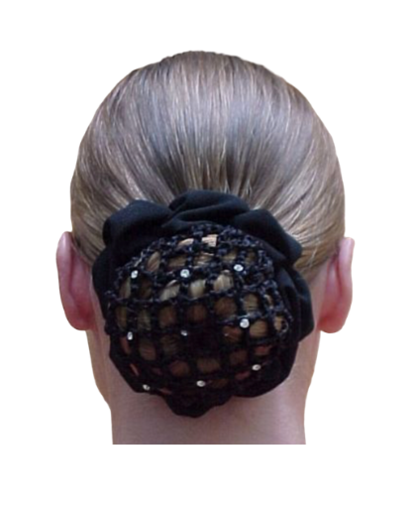 whinny widgets hairnet with crystals black