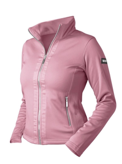 equestrian stockholm pink fleece jacket