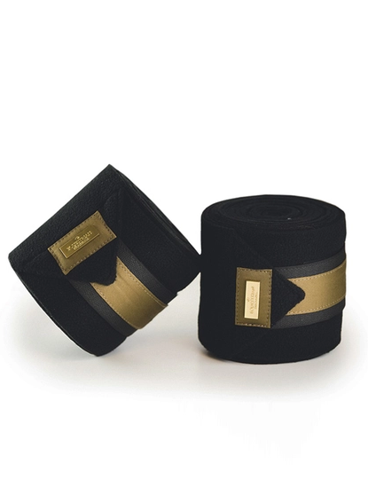 equestrian stockholm golden brass  polo wraps golden brass