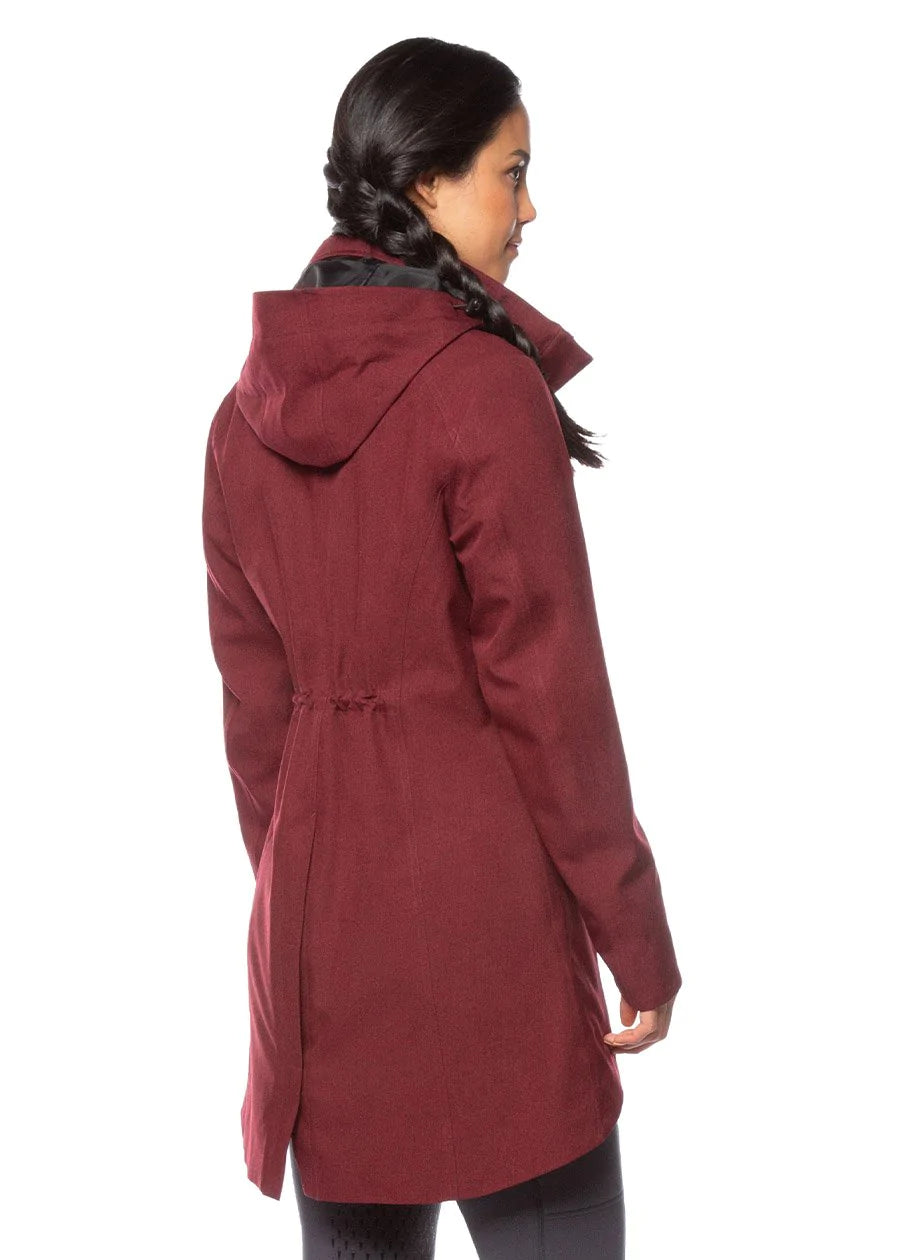 KERRITS H20 HALT WATERPROOF JACKET CABERNET Equis Mart Tack
