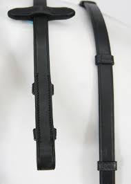 vespucci leather reins with stops and hook studs
