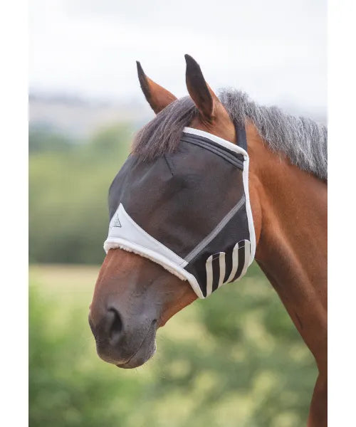 shires fine mesh earless fly mask