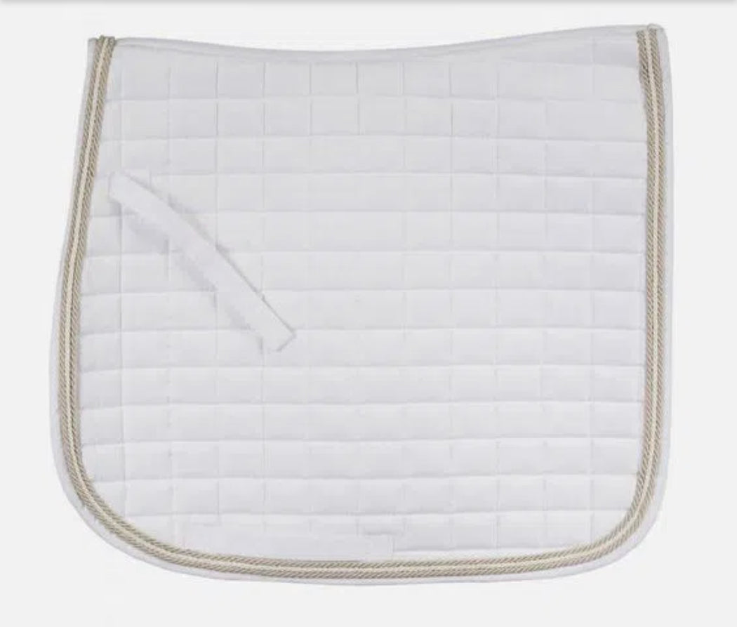 horze windsor dressage pad white